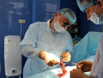 Surgical enlargement of the male genital organ